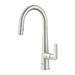 Grohe Veletto Single Lever Kitchen Sink Mixer with Pull Out Spray - SuperSteel - 30419DC0 profile small image view 2 