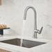 Grohe Veletto Single Lever Kitchen Sink Mixer with Pull Out Spray - SuperSteel - 30419DC0 profile small image view 4 