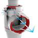 Wirquin Neo Air Zero Leak Bottle Trap 40mm profile small image view 3 