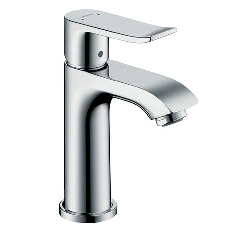 hansgrohe Metris Cloakroom Single Lever Basin Mixer 100 with Pop-up Waste - 31088000