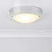 Searchlight Chrome Flush Fitting with Opal Glass - 3108CC profile small image view 2 