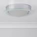 Searchlight Chrome Flush Fitting with Opal Glass - 3108CC profile small image view 3 