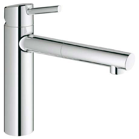 Grohe Concetto Kitchen Sink Mixer with Pull Out Spray - Chrome - 31129001