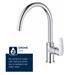 Grohe BauEdge Kitchen Sink Mixer - 31367001 profile small image view 3 