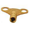 Brass Radiator Vent Key profile small image view 1 