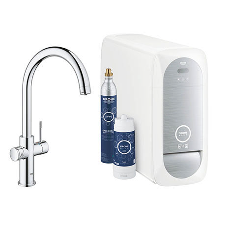 Grohe C-Spout Blue Home Duo Starter Kit - Chrome - 31455001