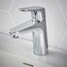 hansgrohe Focus Single Lever Basin Mixer 100 without Waste - 31517000 profile small image view 3 