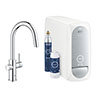 Grohe Blue Home Duo Starter Kit C-Spout with Pull-Out Spray - Chrome - 31541000 profile small image view 1 