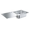 Grohe K500 1.0 Bowl Stainless Steel Kitchen Sink - 31563SD1 profile small image view 1 