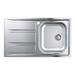 Grohe K400 1.0 Bowl Stainless Steel Kitchen Sink - 31566SD0 profile small image view 2 