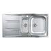 Grohe K400 1.5 Bowl Stainless Steel Kitchen Sink - 31567SD0 profile small image view 2 