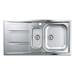 Grohe K400+ 1.5 Bowl Stainless Steel Kitchen Sink - 31569SD0 profile small image view 2 