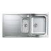 Grohe K500 1.5 Bowl Stainless Steel Kitchen Sink - 31572SD0 profile small image view 2 