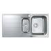 Grohe K500 1.5 Bowl Stainless Steel Kitchen Sink - 31572SD1 profile small image view 3 