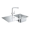 Grohe Minta Stainless Steel Kitchen Sink & Tap Bundle - 31573SD1 profile small image view 1 