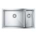 Grohe K700 1.5 Bowl Undermount Stainless Steel Kitchen Sink - 31575SD1 profile small image view 4 