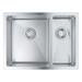 Grohe K700 1.5 Bowl Stainless Steel Kitchen Sink - 31577SD1 profile small image view 3 