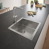 Grohe K700 1.0 Bowl Stainless Steel Kitchen Sink - 31578SD1 profile small image view 1 