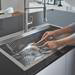 Grohe K800 1.0 Bowl Stainless Steel Kitchen Sink - 31584SD0 profile small image view 5 