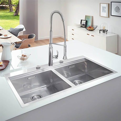 Grohe K800 2.0 Bowl Stainless Steel Kitchen Sink - 31585SD0
