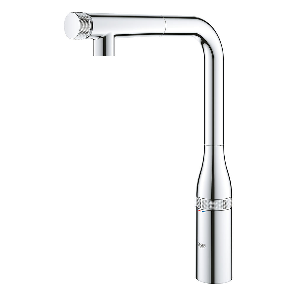 Grohe Essence Smartcontrol Kitchen Sink Mixer with Pull Out Spray - 31615000 | How to Change a Kitchen Tap