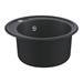 Grohe K200 1.0 Bowl Round Composite Quartz Kitchen Sink - Black - 31656AP0 profile small image view 2 