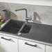 Grohe Minta Kitchen Sink Mixer with Pull Out Spray - SuperSteel - 32168DC0 profile small image view 4 