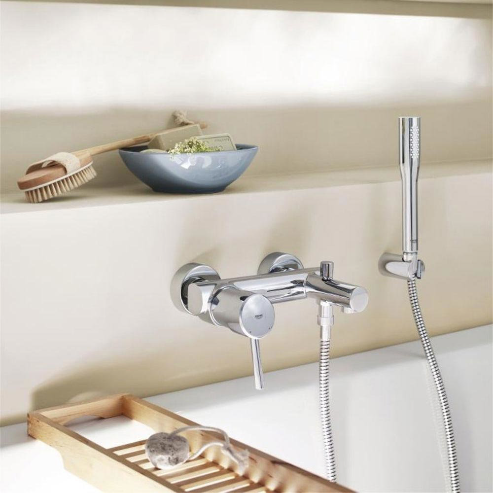 Grohe Concetto Wall Mounted Bath Shower Mixer Victorian Plumbing