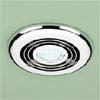 HIB Cyclone Chrome Wet Room Inline Fan with LED Lights - Cool White - 32700 profile small image view 1 