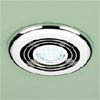 HIB 32700 Cyclone - Doccia Estrattore In-Line Cromato Con Ventola LED Bianca Fredda