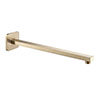 JTP Hix Brushed Brass Wall Mounted Shower Arm profile small image view 1 