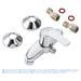 Grohe Eurosmart Wall Mounted Single Lever Shower Mixer - 33555002 profile small image view 2 