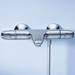 Grohe Grohtherm TMV2 1000 Wall Mounted Thermostatic Bath Shower Mixer - 34155003 profile small image view 3 
