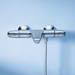 Grohe Grohtherm TMV2 1000 New Thermostatic Bath Shower Mixer - 34439003 profile small image view 2 
