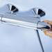 Grohe Grohtherm 1000 New Thermostatic Shower Mixer and Kit - 34557001 profile small image view 3 
