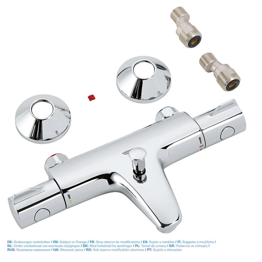 Grohe Grohtherm 800 Wall Mounted Thermostatic Bath Shower Mixer - 34567000