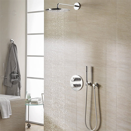 Grohe Grohtherm Perfect Shower Set with Rainshower Cosmopolitan 160 ...