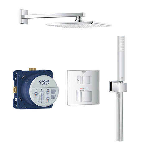 Grohe Grohtherm Cube Perfect Shower Set with Rainshower Allure 230 - 34741000