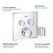 Grohe Grohtherm SmartControl Perfect Shower Set - 34742000 profile small image view 2 