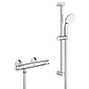 Grohe Precision Flow Thermostatic Shower Mixer 1/2" with Shower Set for Low Pressure - 34807000 profile small image view 1 