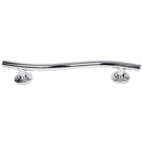 Euroshowers Luxury Contemporary Curved Grab Rail - Chrome - 3 Size Options