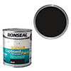 Ronseal One Coat Cupboard & Melamine Paint 750ml - Black Gloss profile small image view 1 