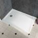Kaldewei Cayonoplan Rectangular White Steel Shower Tray profile small image view 4 