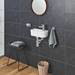 Grohe Euro 370mm 1TH Compact Right Hand Wall Hung Basin - 39327000 profile small image view 3 