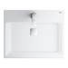 Grohe Cube Ceramic 600mm 1TH Wall Hung Basin - 3947300H profile small image view 2 