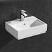 Grohe Cube Ceramic 450mm 1TH Wall Hung Basin - 3948300H profile small image view 2 