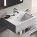 Grohe Cube Ceramic 450mm 1TH Wall Hung Basin - 3948300H profile small image view 3 