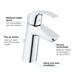 Grohe Euro Ceramic 600mm Complete Basin Package (Euro Smart Tap + Waste Included) profile small image view 2 