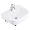Grohe Euro Ceramic 600mm Complete Basin Package (Euro Smart Tap + Waste Included) profile small image view 1 