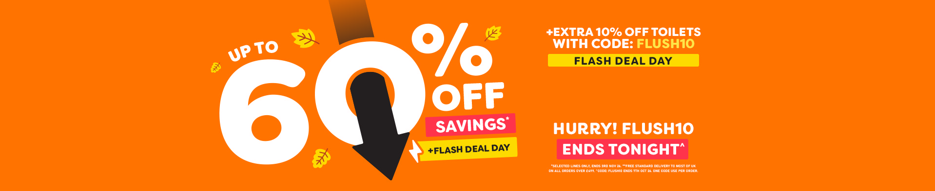 October Savings - FLUSH10